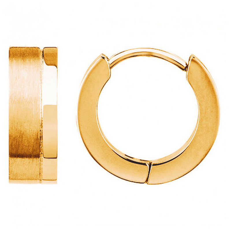 Boucles d'oreilles Diego Phebus Homme en Acier