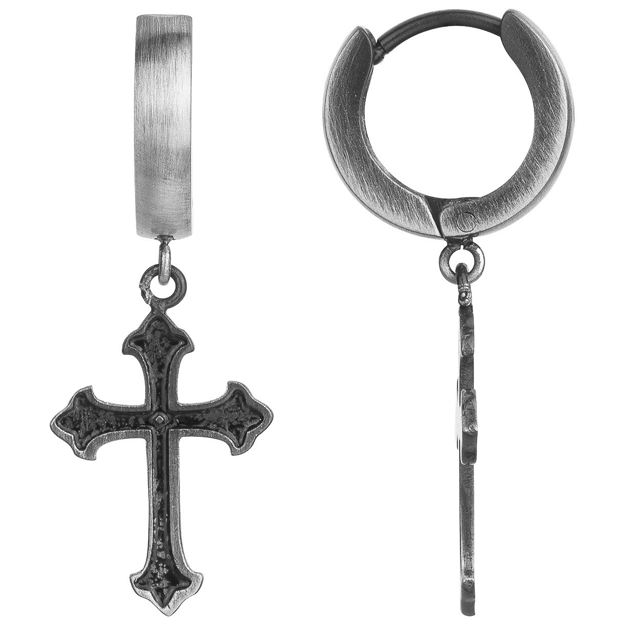 Boucles d'oreilles Jin Phebus Homme en Acier