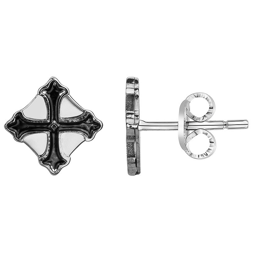 Boucles d'oreilles Jin Phebus Homme en Acier