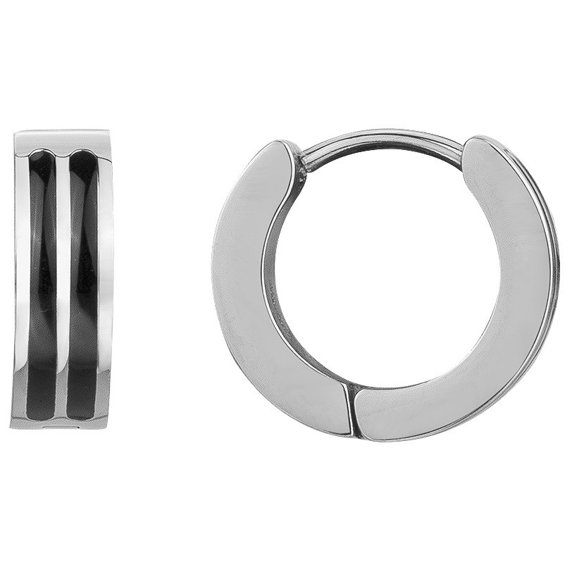 Boucles d'oreilles Sandro Phebus Homme en Acier
