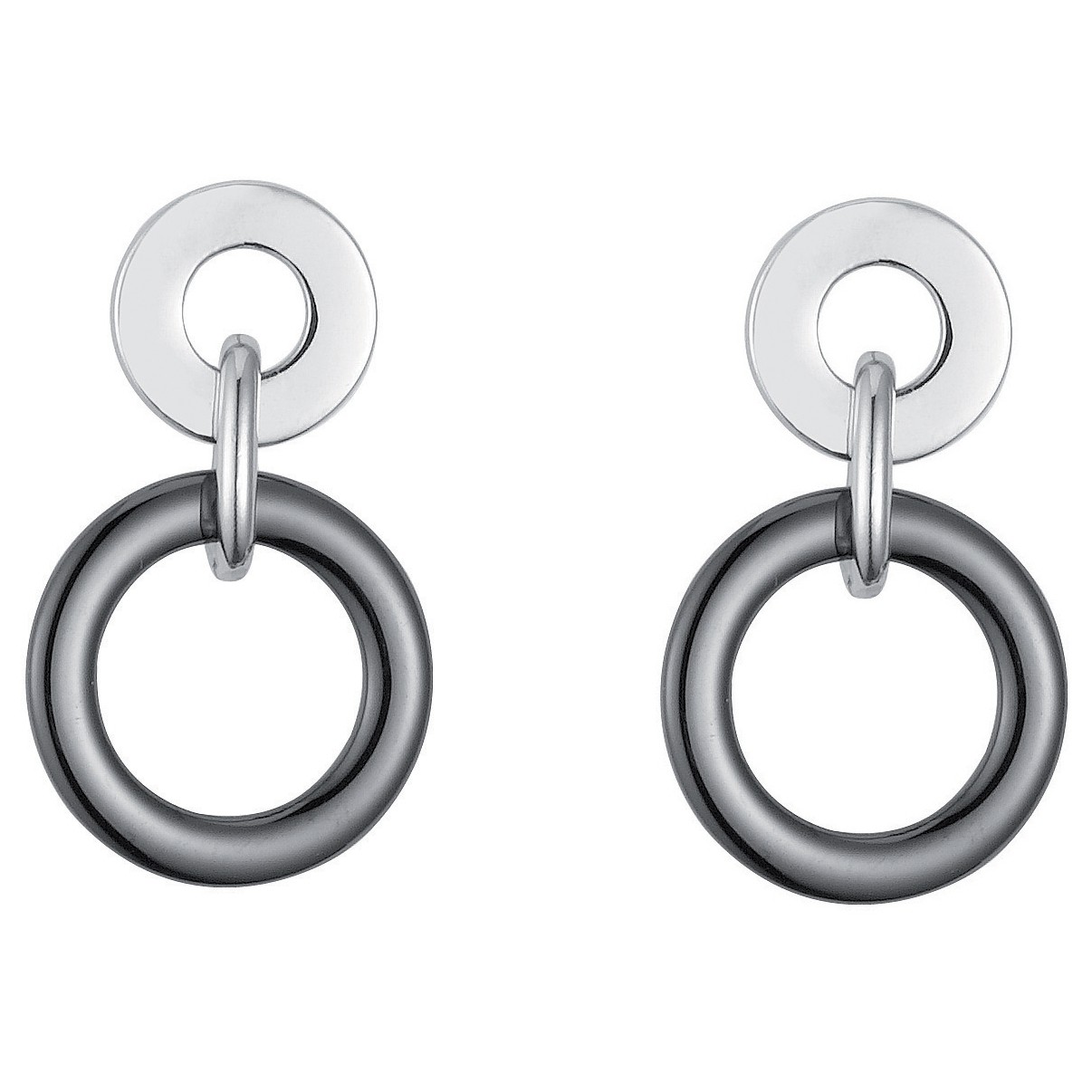 Boucles d'oreilles Alix Phebus Femme en Acier