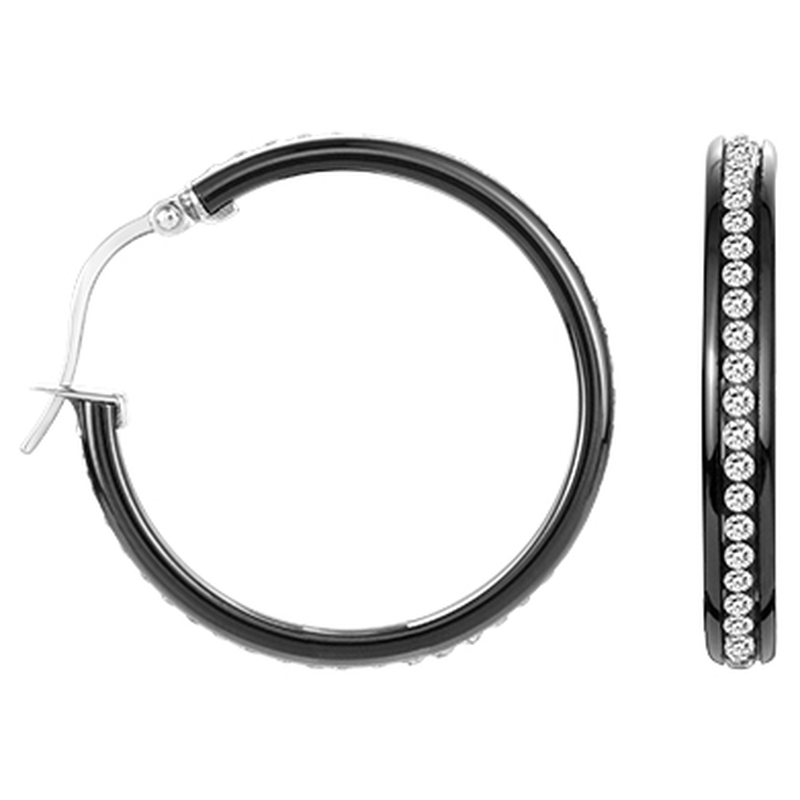 Boucles d'oreilles Suzy Phebus Femme en Acier