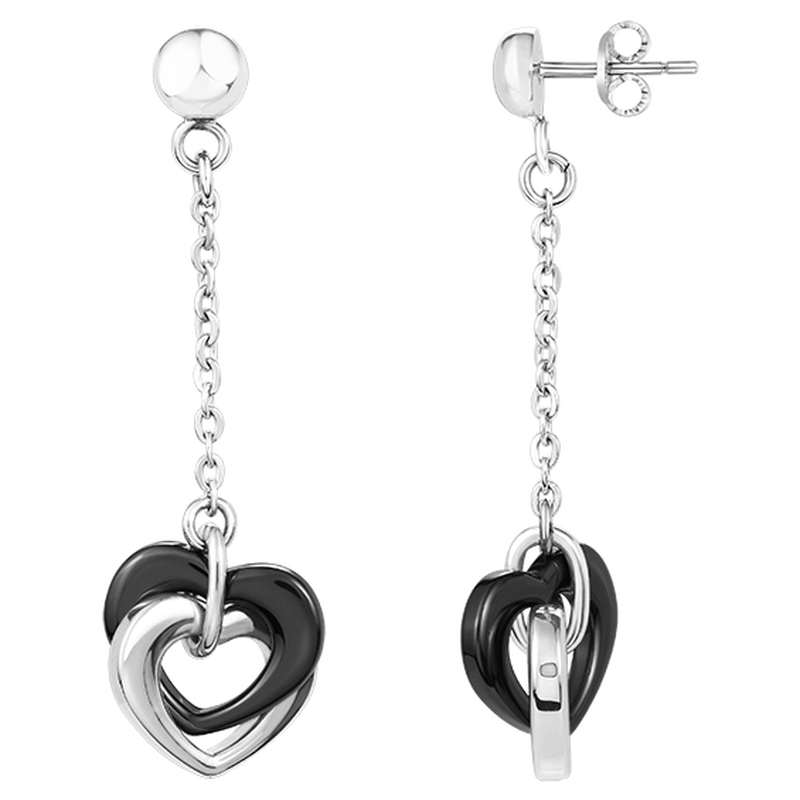 Boucles d'oreilles Naomi Phebus Femme en Acier