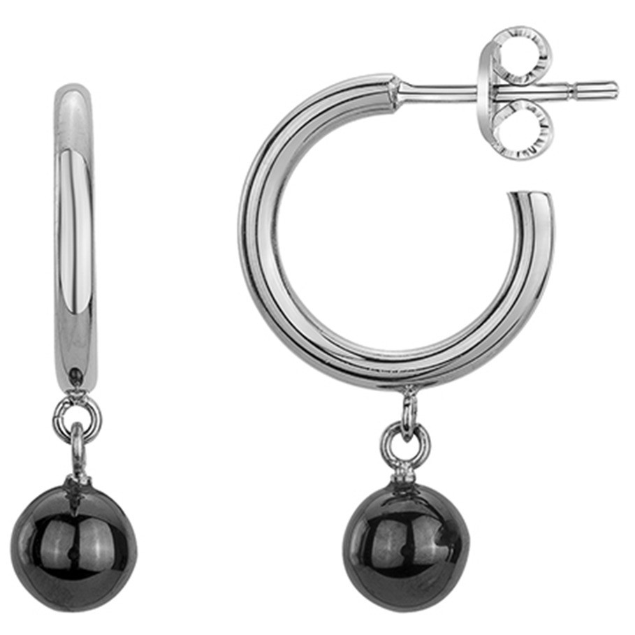 Boucles d'oreilles Justine Phebus Femme en Acier