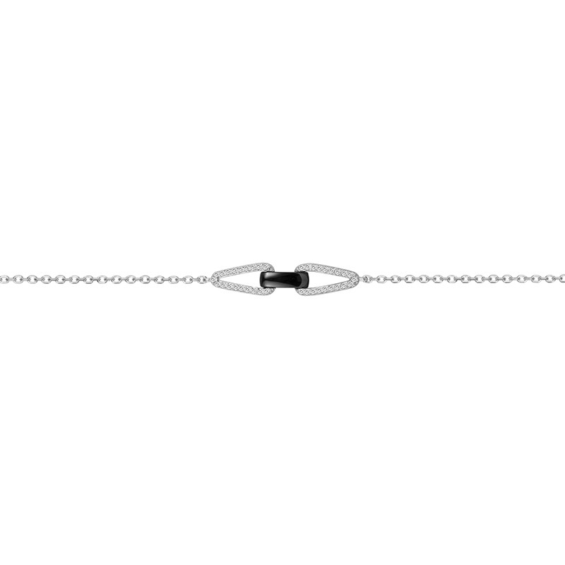 Bracelet Basalte Phebus Femme en Argent