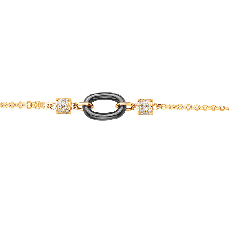 Bracelet Sphère Phebus Femme en Plaqué Or