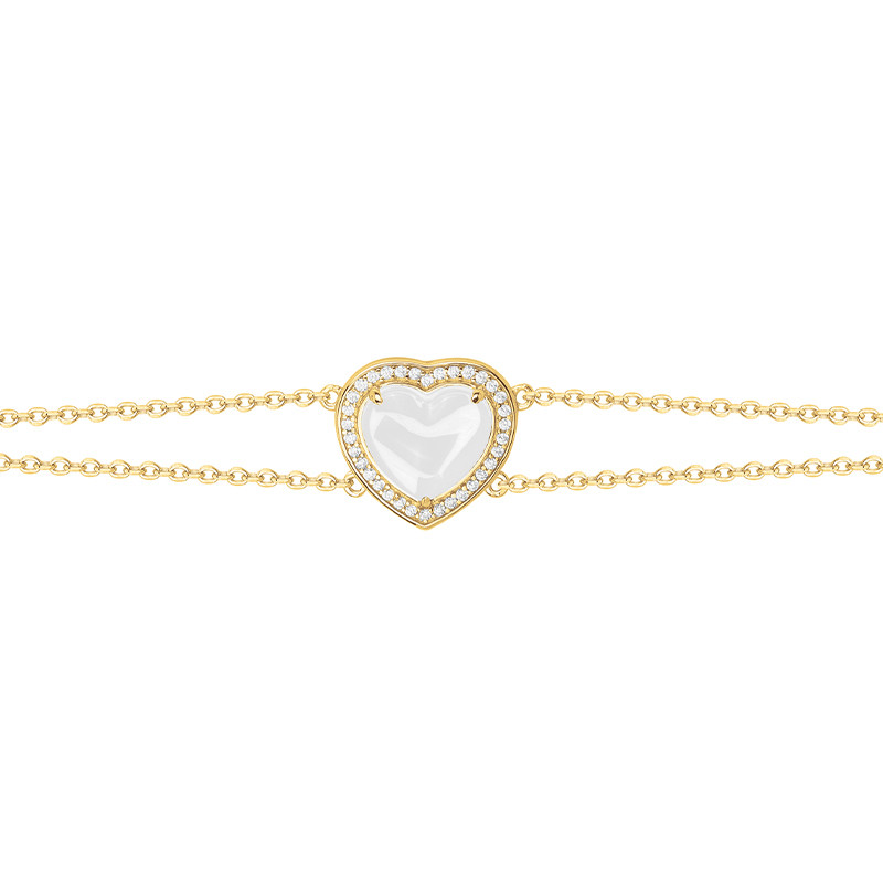 Bracelet Sèvres Phebus Femme en Plaqué Or