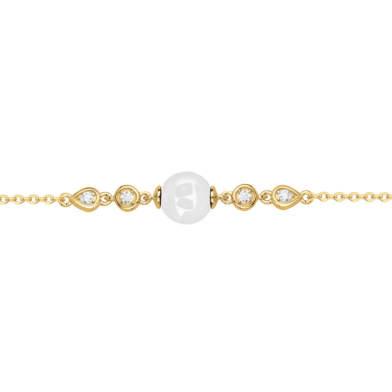 Bracelet Vallauris Phebus Femme en Plaqué Or