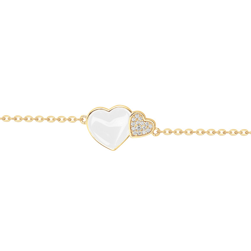 Bracelet Flamme Phebus Femme en Plaqué Or