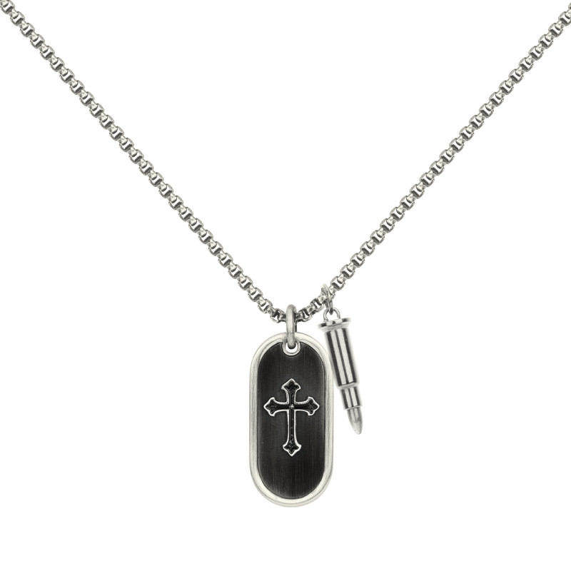 Collier Jin Phebus Homme en Acier