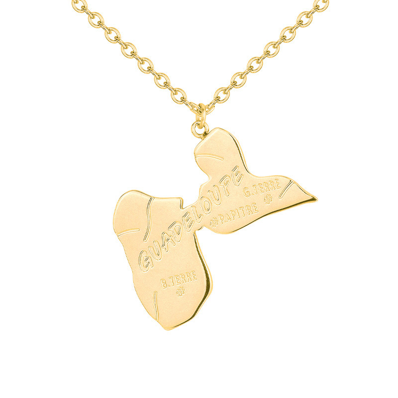 Collier Afrique Argent Phebus Homme en Acier